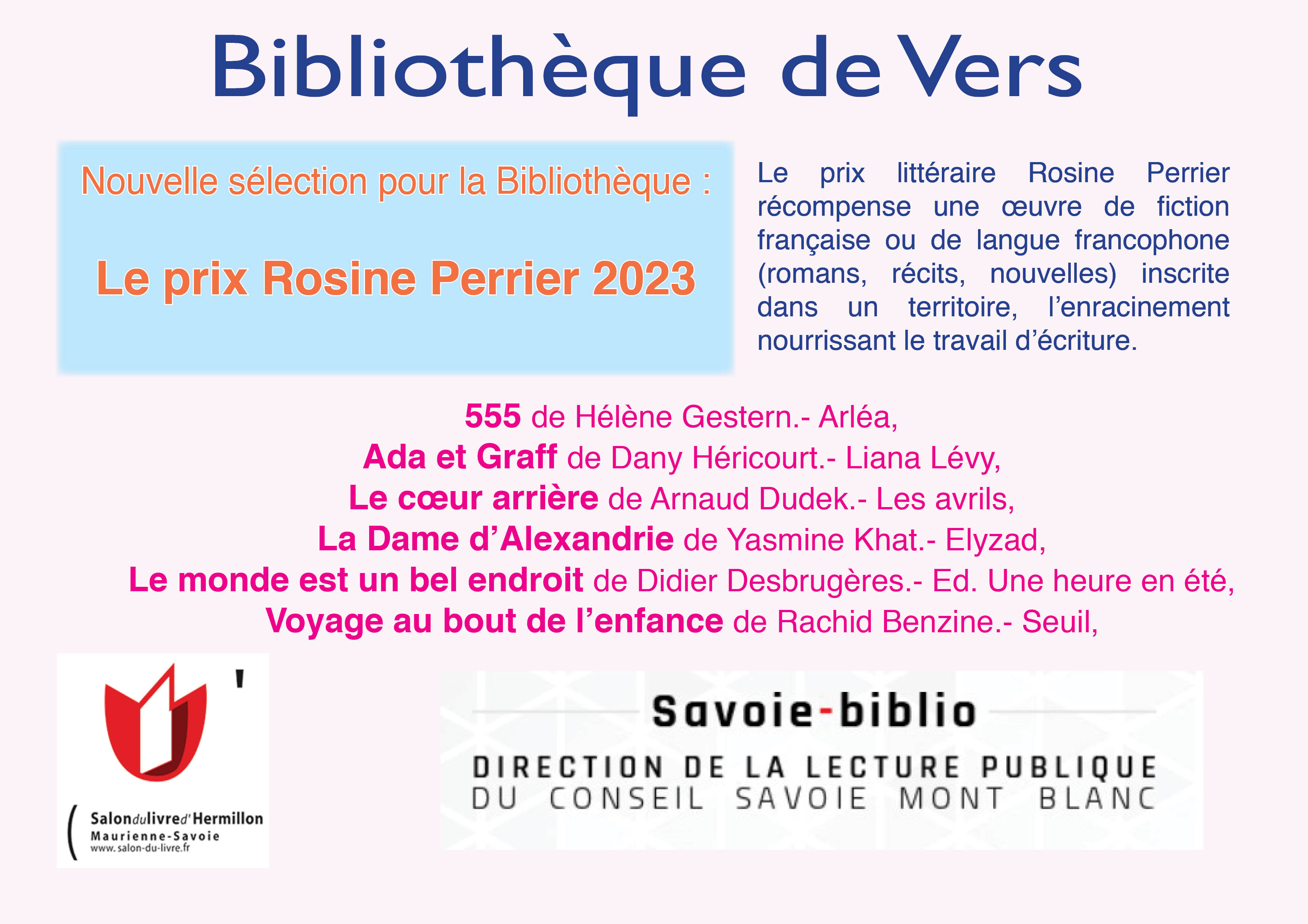 Prix Rosine Perrier